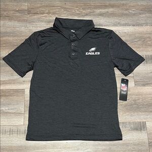 Logo Athletic Black Polo Shirt